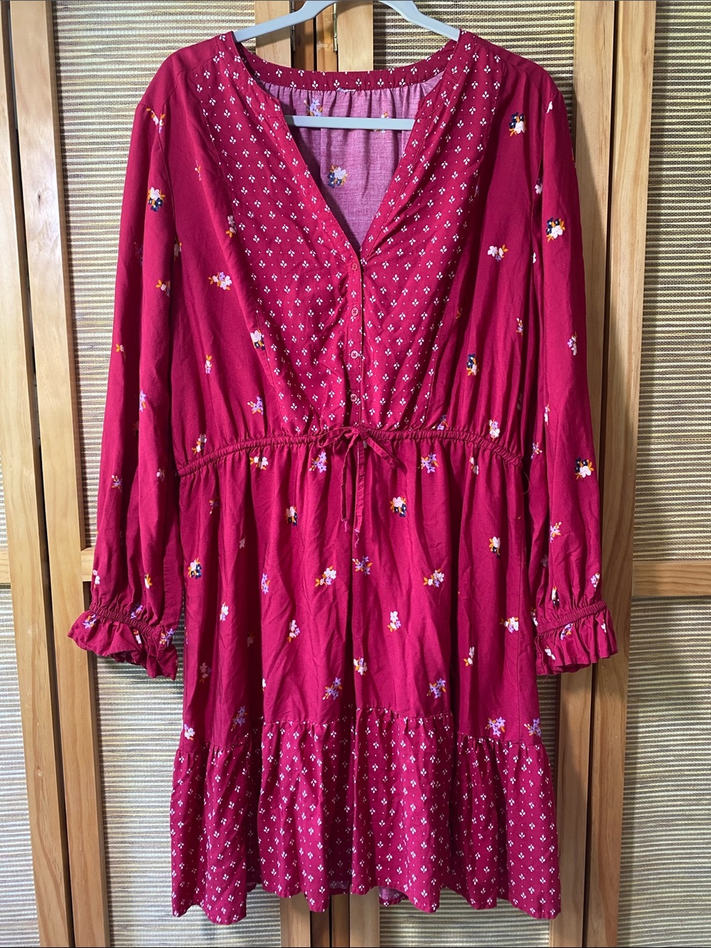 Ruffled Peasant Dress